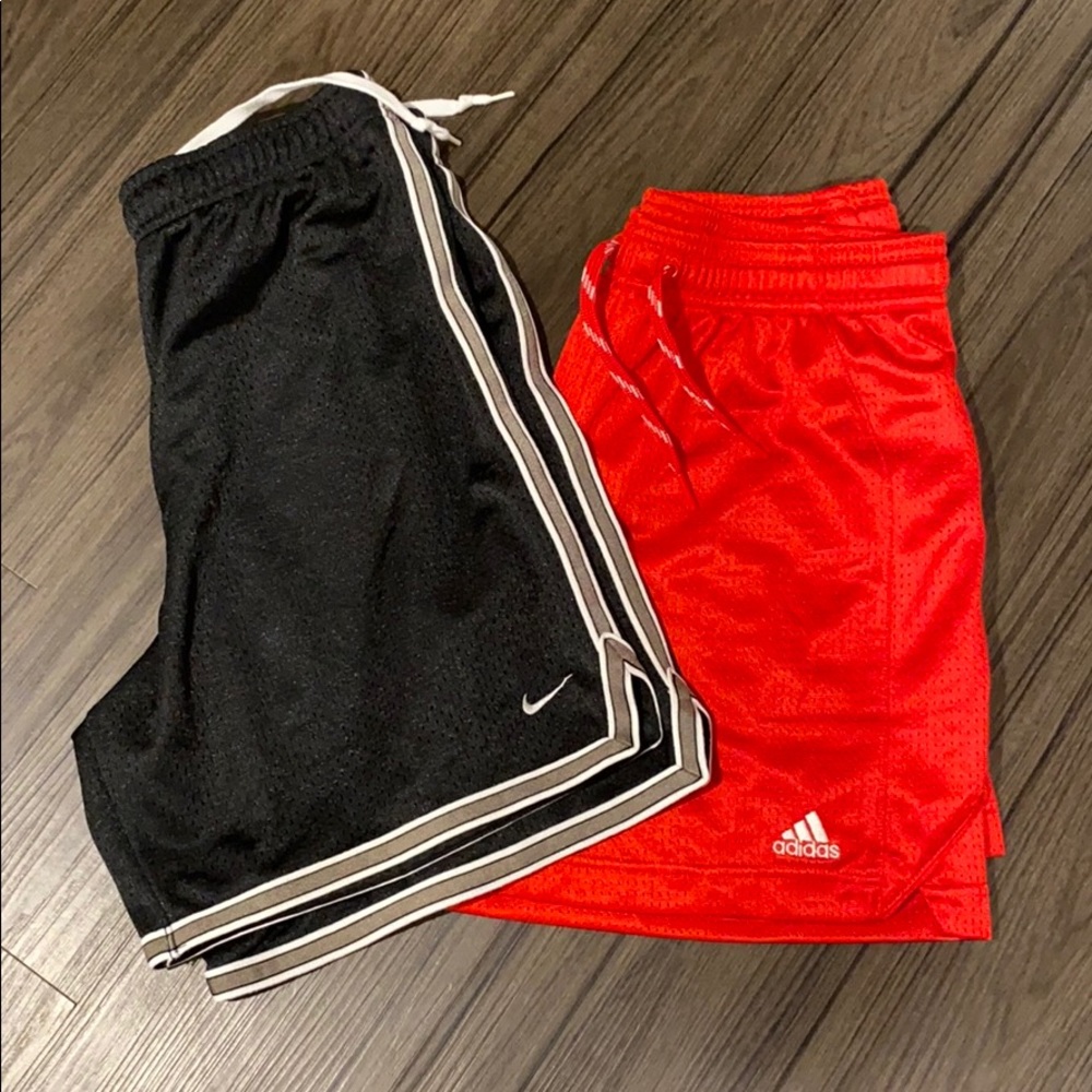 Adidas & Nike mesh shorts